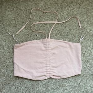 Pink Strapless Women's Top